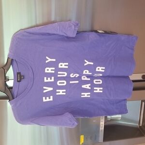 💕WILDFOX💕 Every Hour is Happy Hour Graphic Tee L